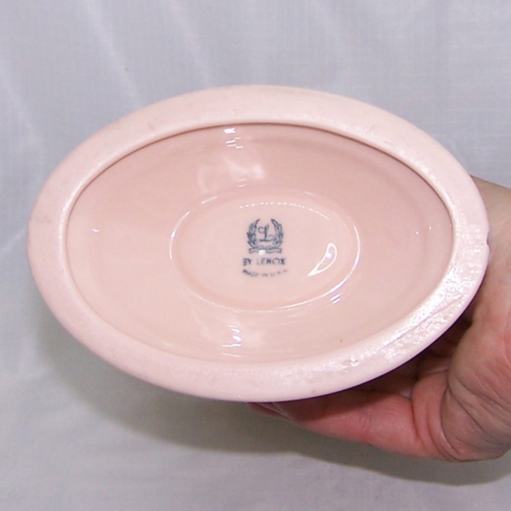 VTG -  Lenox Floral Pink Vase - Picture 6 of 11